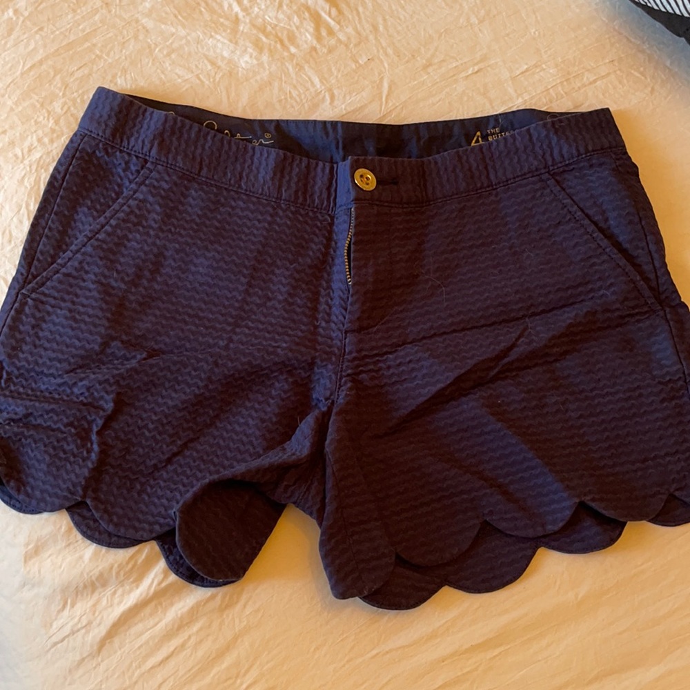 Navy Lilly Pulitzer Buttercup Shorts Size 4